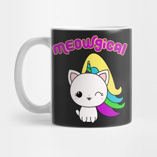 Meowgical Unicorn Magical Cat Mug